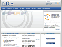 Tablet Screenshot of lytica.com